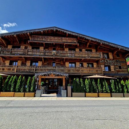 Le Chalet Blanc Megeve Bagian luar foto