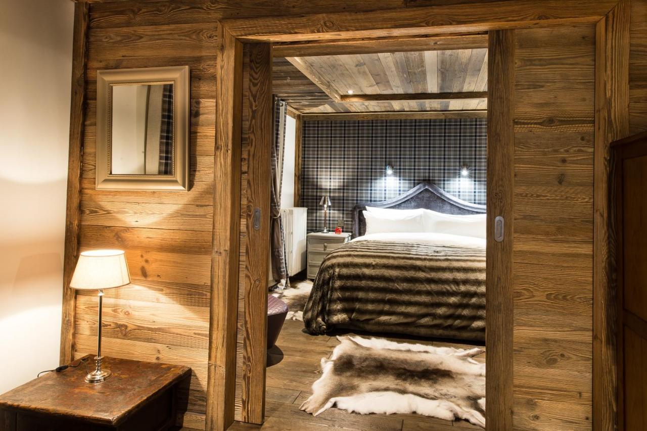 Le Chalet Blanc Megeve Bagian luar foto
