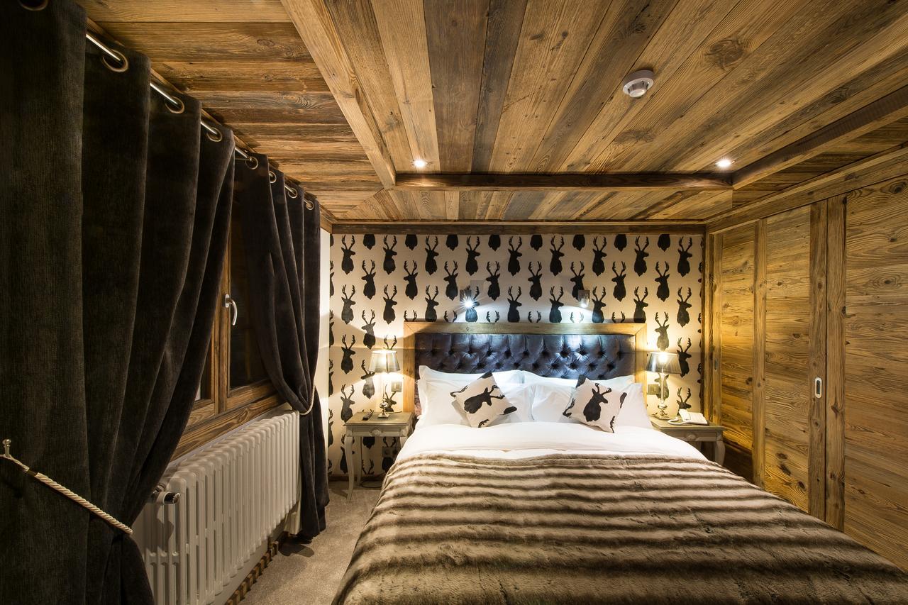 Le Chalet Blanc Megeve Bagian luar foto