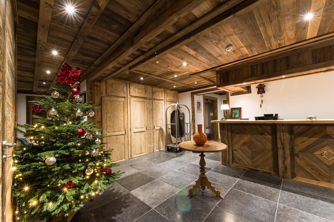 Le Chalet Blanc Megeve Bagian luar foto