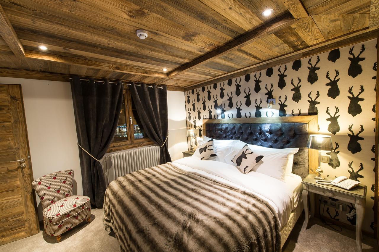 Le Chalet Blanc Megeve Bagian luar foto