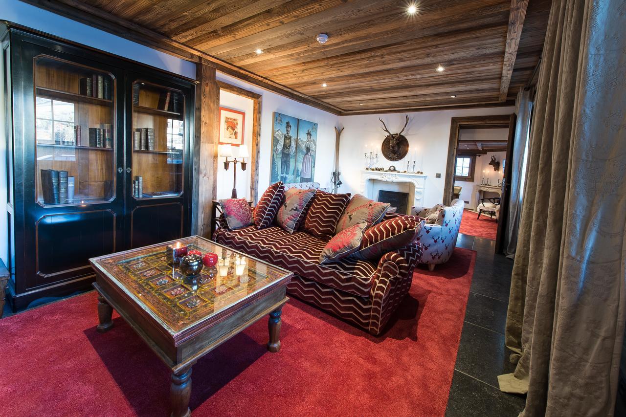 Le Chalet Blanc Megeve Bagian luar foto