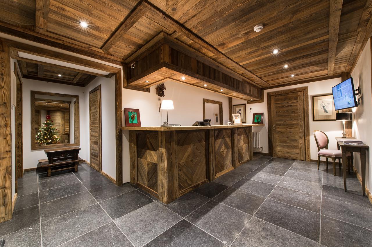 Le Chalet Blanc Megeve Bagian luar foto