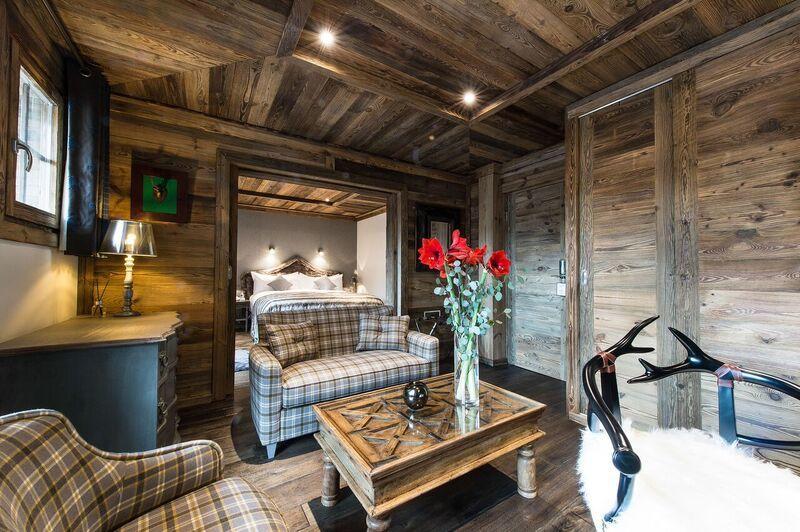 Le Chalet Blanc Megeve Bagian luar foto