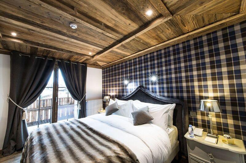 Le Chalet Blanc Megeve Bagian luar foto