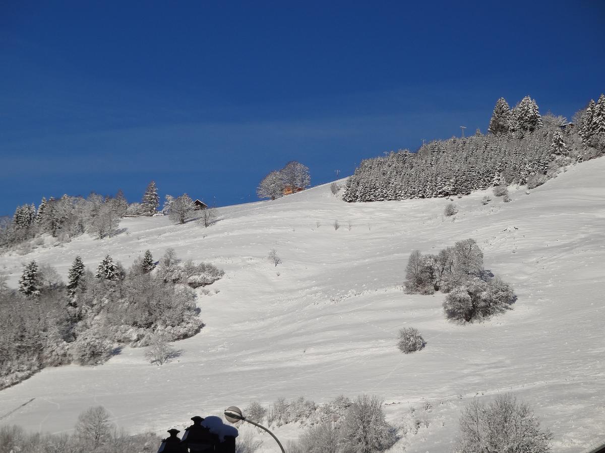 Le Chalet Blanc Megeve Bagian luar foto