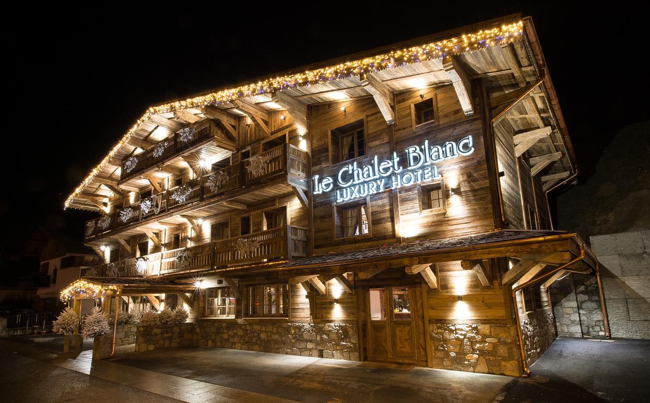 Le Chalet Blanc Megeve Bagian luar foto